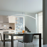 Lustre Design Moderne à LED Arc-de-cercle blanc