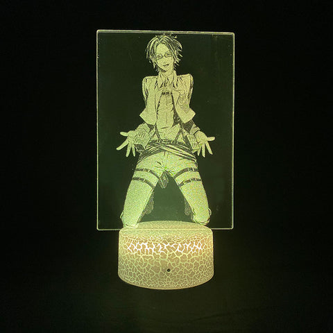 Lampe 3D Attaque des Titans Hange Zoe