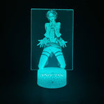 Lampe 3D Attaque des Titans Hange Zoe bleu