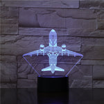Lampe 3D Avion Boeing