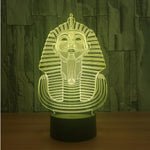 Lampe 3D pharaon