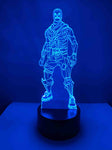 Lampe 3D fortnite skin squelette