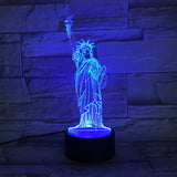 Lampe 3D statue de la liberté
