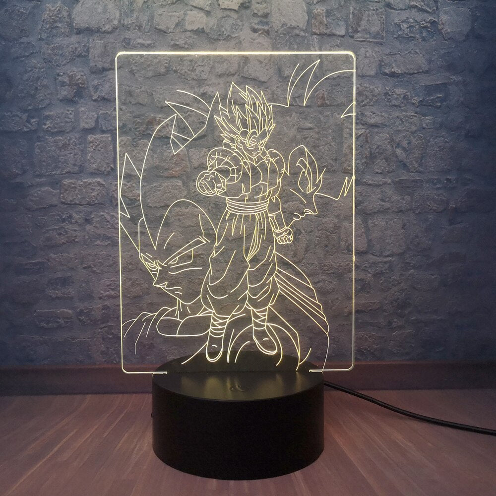 Dragon Ball Z - Goku Evolution 40x30cm - Lampe Murale Décorative – Funky Merch