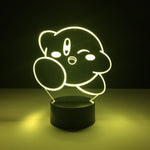 Lampe 3D Kirby Jaune