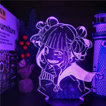 Lampe 3D My Hero Academia Himiko Toga violet