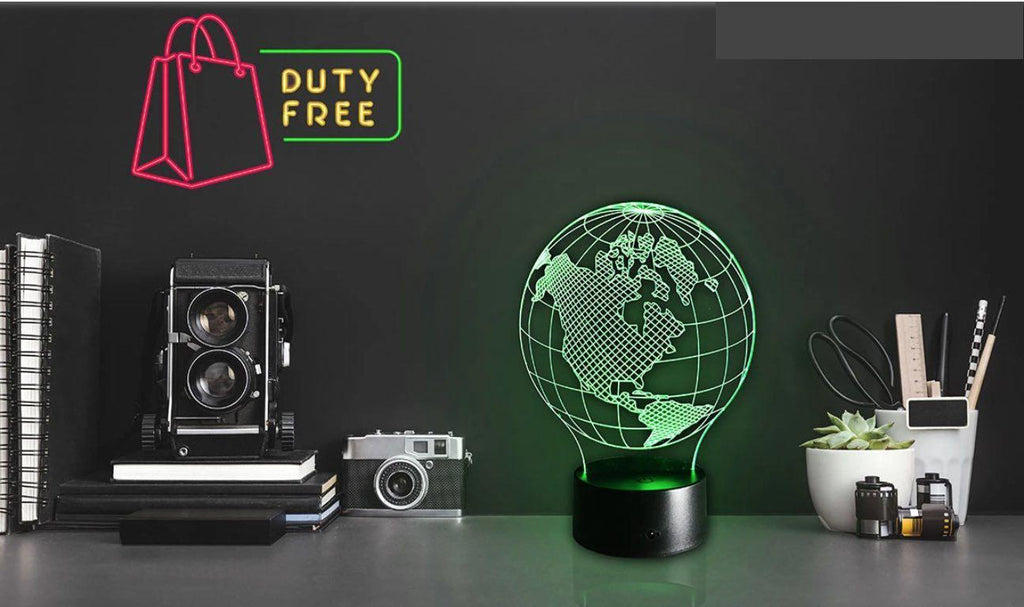 Voyagez à travers le monde grâce à votre lampe 3D !