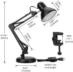 Lampe de Bureau Industrielle Articulée