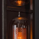 lampe design Industrielle Salon Verre Fumé