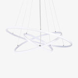 Lustre Design Anneaux Suspendus à LED Deco détails