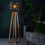 Lampadaire Industriel Vintage Métal torsadé