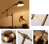 Lampe de Bureau Industrielle Vintage Année 50