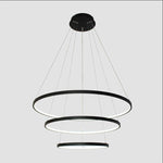 Lustre Design Anneaux Suspendus à LED Deco