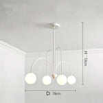 Lustre Design LED Pendant Boules Verre Light