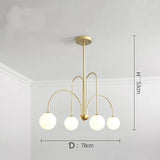 Lustre Design LED Pendant Boules Verre Light