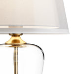 Lampe de Chevet Design TABLE VERRE détails