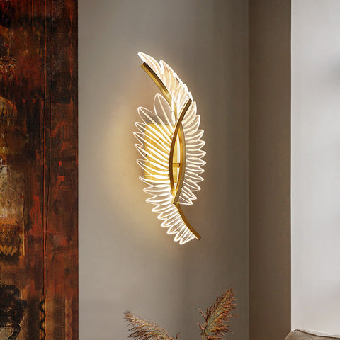 Applique Murale Plume d'Ange