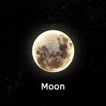 Applique murale Lune satellite HD