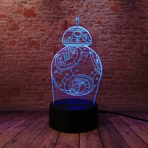 Lampe 3D BB-8 Star Wars
