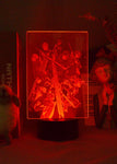 Lampe 3D Attaque des Titans HD rouge 