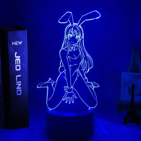 Lampe 3D Waifu Sakurajima Mai Sexy