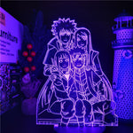 Lampe manga 3D Naruto Famille
