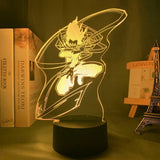 Lampe design 3D My Hero Academia Shota Aizawa Attaque