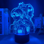 Lampe 3D Attaque Des Titans Levi Arckerman et Hange Zoe