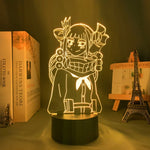 Lampe 3D My Hero Academia Himiko Toga fanart lampe design