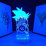 Lampe Manga 3D Songoku Boule de Cristale
