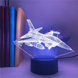 Lampe 3D Avion Fighter