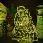 Lampe 3D Naruto Famille Hinata 