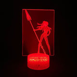Lampe manga 3D Asuka Langley Soryu Neon Genesis Evangelion