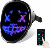 Bluetooth RGB Light Up LED Mask Diy Picture Animation Text Halloween Holiday Carnival Costume Party Game Child Masks Decor Gift