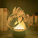 Lampe 3D My Hero Academia Fumikage Tokoyami lampe design
