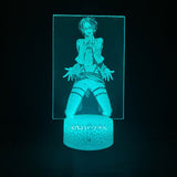 Lampe 3D Attaque des Titans Hange Zoe bleu