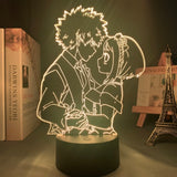 Lampe illusion 3D My Hero Academia Bakugo et Himiko