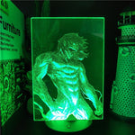 Lampe 3D Attaque des Titans Monstrueux Attack vert