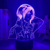 Lampe 3D Attaque Des Titans Ymir