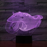 Lampe 3D Moto Futuriste