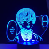 Lampe Manga 3D Attaque des Titans Eren