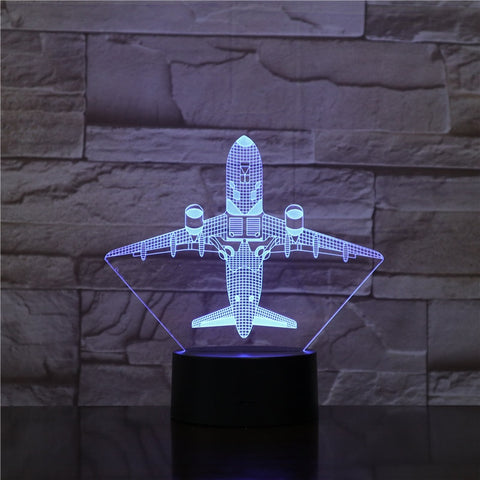 Lampe 3D Avion Boeing