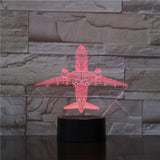 Veilleuse 3D Avion Boeing