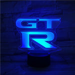 Lampe 3D GTR bleu
