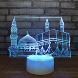 Lampe 3D La Mecque islam