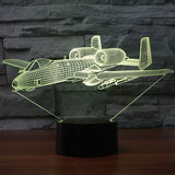 Lampe 3D Avion de reconnaissance lampe Design