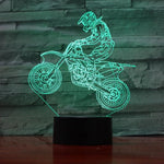 Lampe 3D Motocross