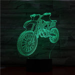 Lampe 3D Motocross 2