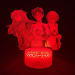Neon Genesis Evangelion lampe 3D base lave télécommande)