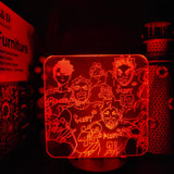 Lampe 3D Haikyu MSBY TEAM rouge
